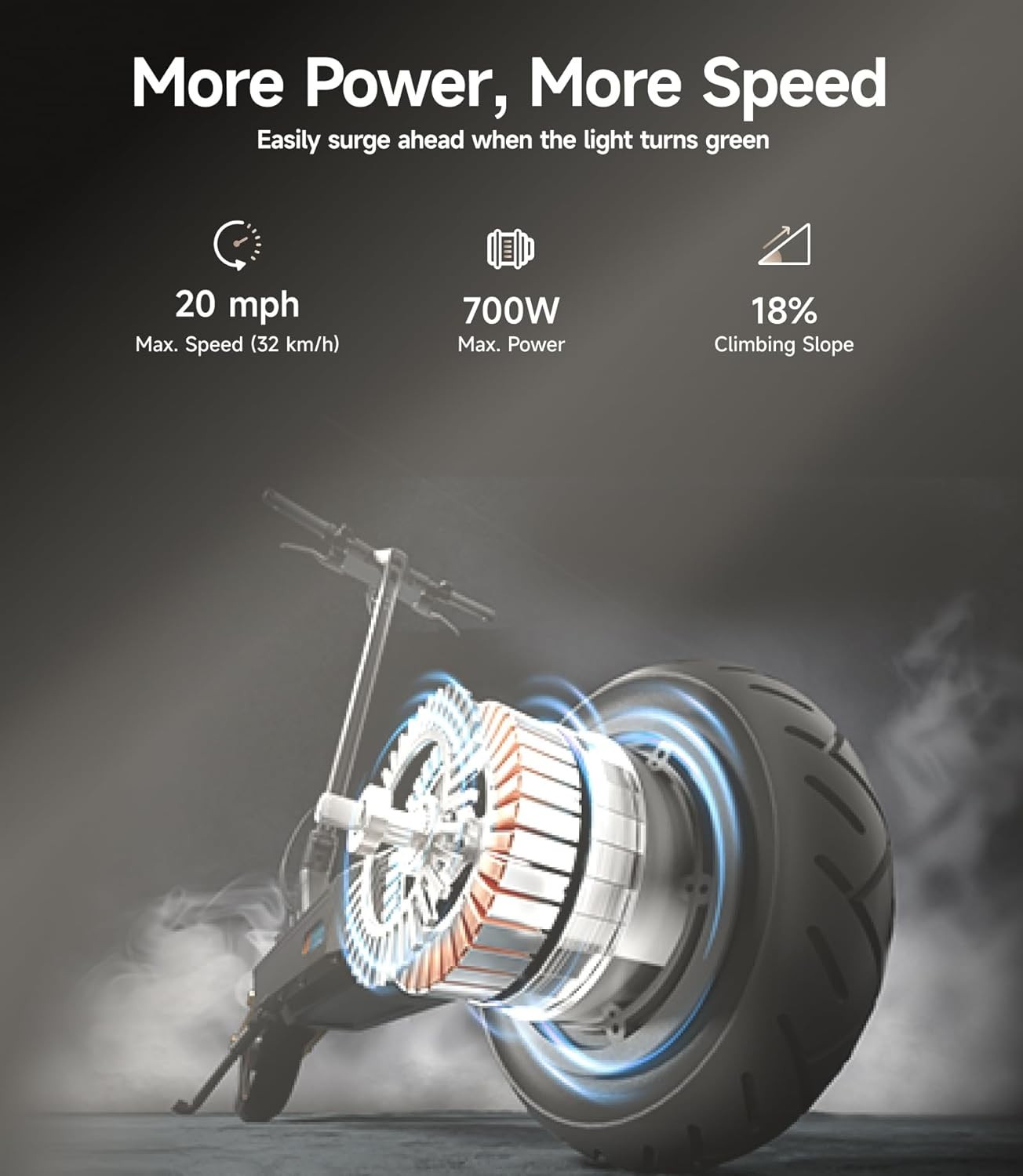 NAVEE GT3 Electric Scooter for Adults, 20MPH, 31 Miles Range,10" Tires, Commuter