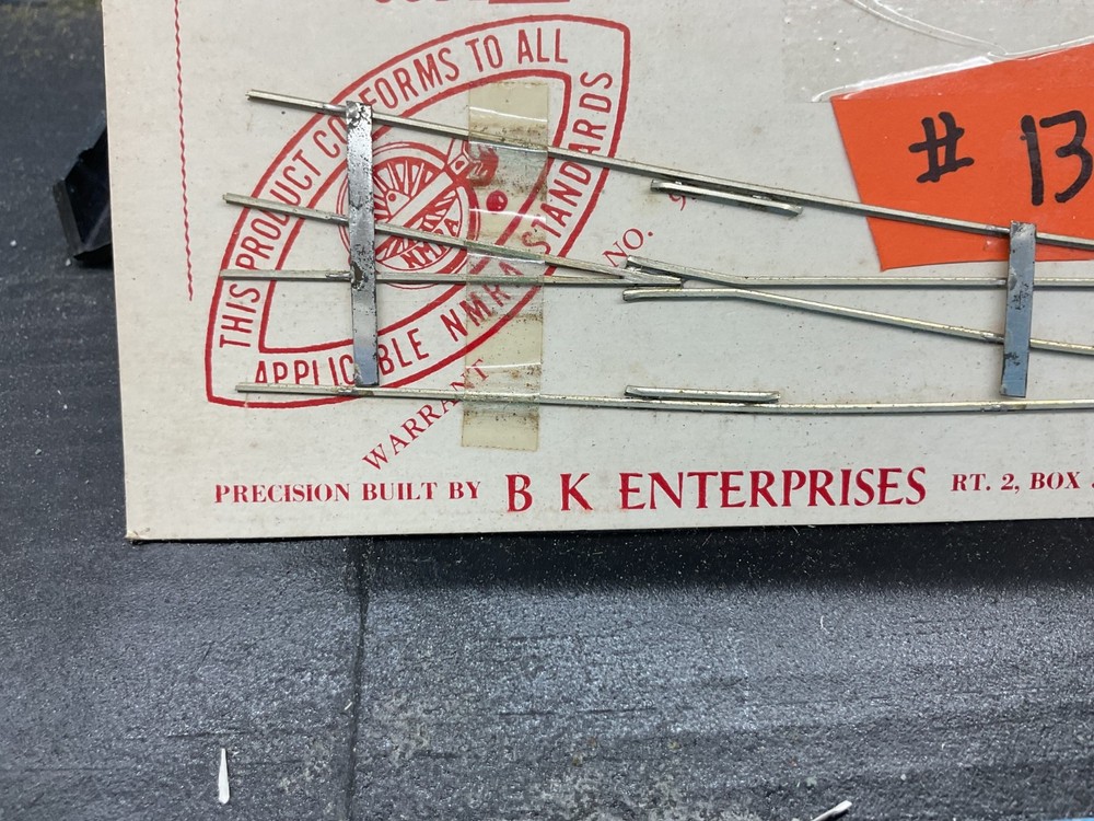 bk enterprises code 70 nickel silver 6-rh-stub