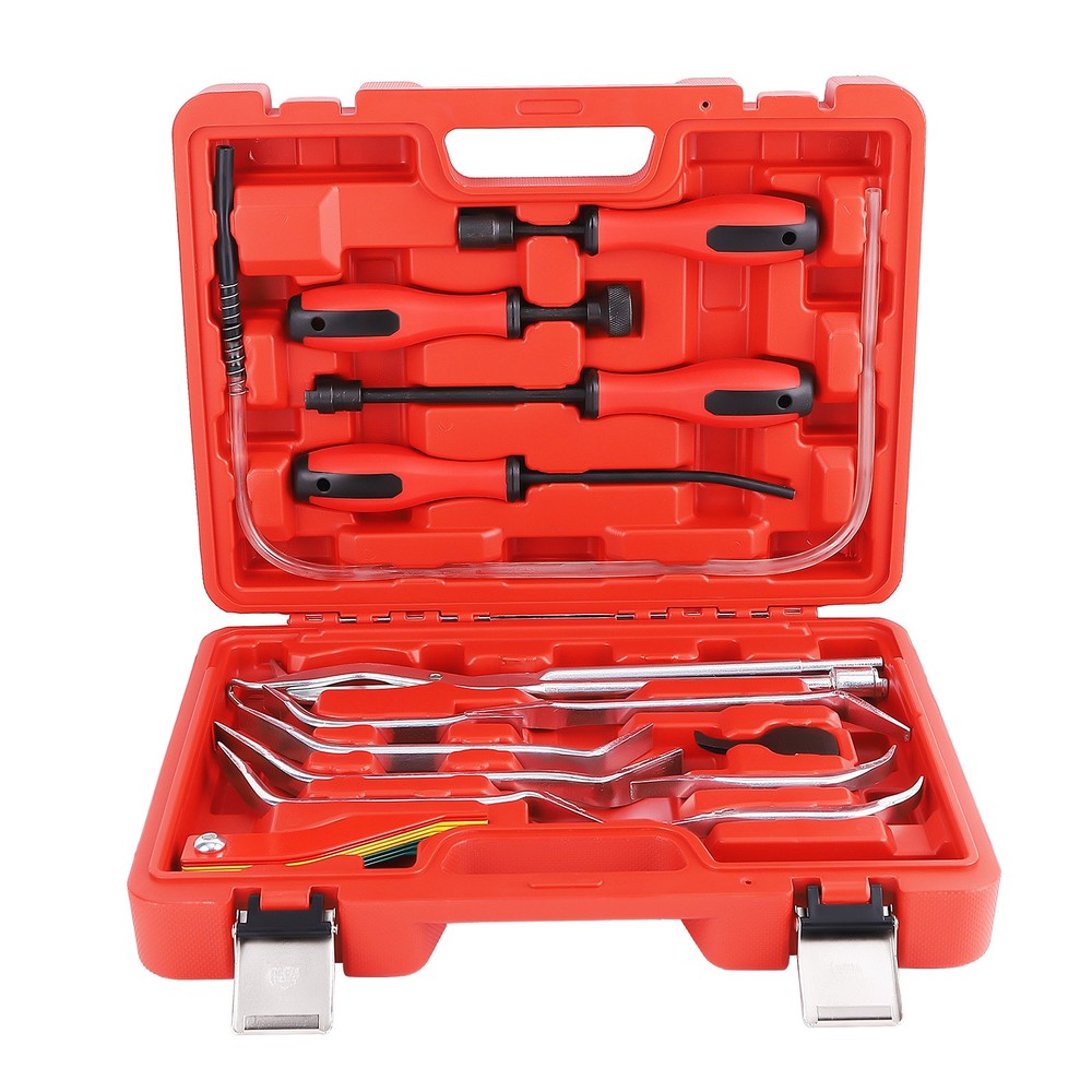 Drum Brake Adjustment Tool Brake Drum Tool Kit with Brake Spring Compressors