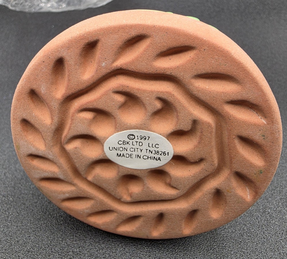 Vintage 1997 Terracotta CBK LTD Cookie Press