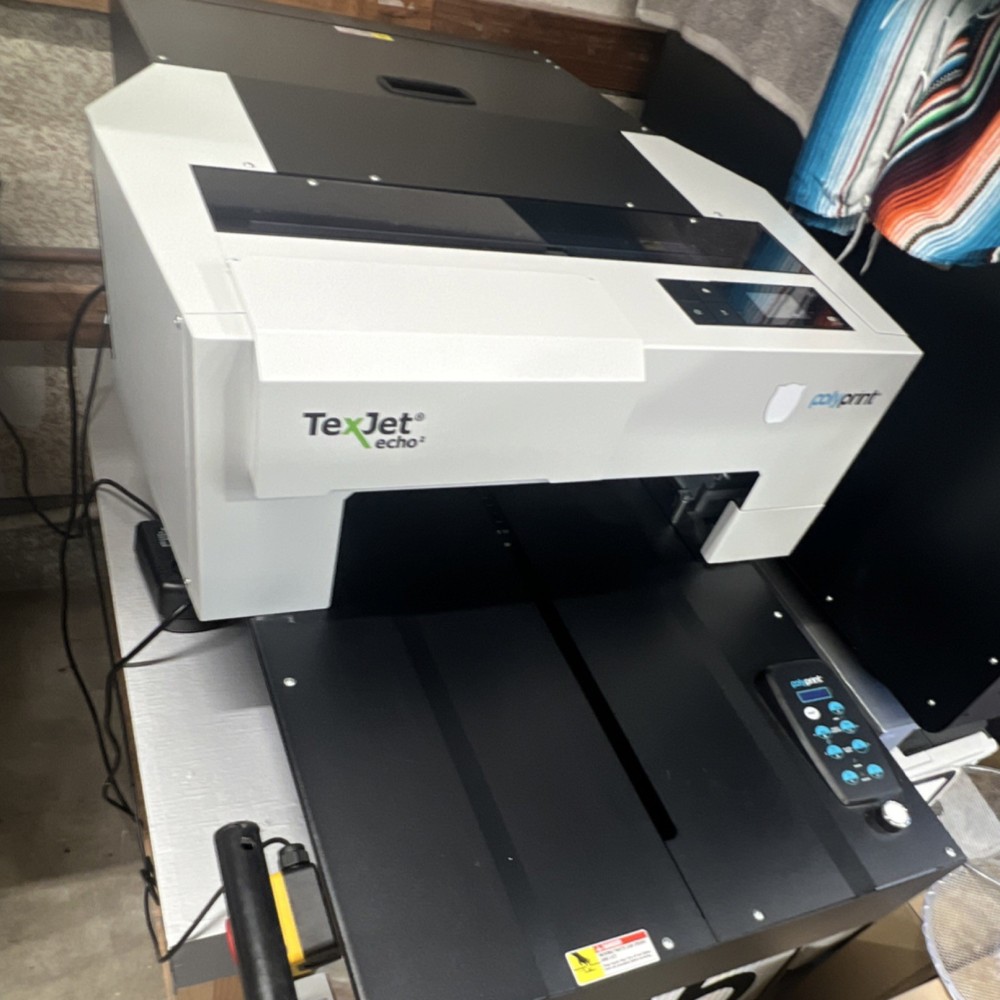Polyprint TexJet echo2 DTG Printer with Pretreater
