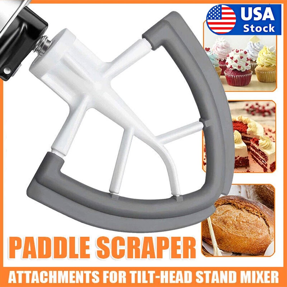 Flex Edge Beater Kitchenaid Attachments FOR Tilt-Head Stand Mixer Paddle Scraper
