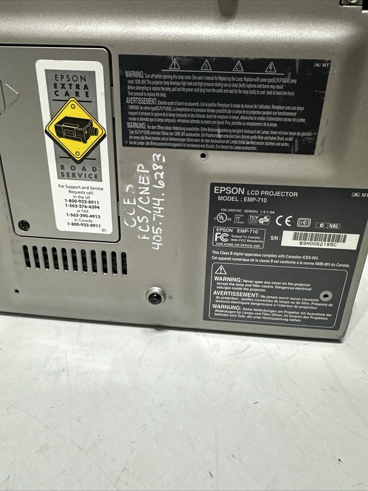 Epson EMP-710 PowerLite 710c Projector