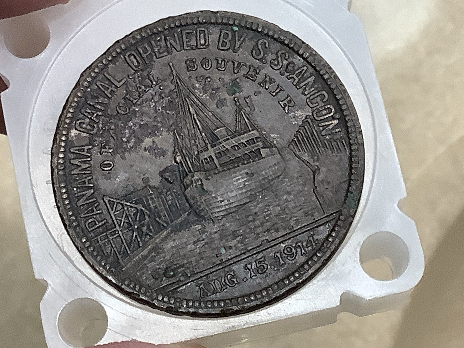 1915 San Diego CA Panama Canal Expo So-Called Dollar*Grand Pa’s Collection*Neat!