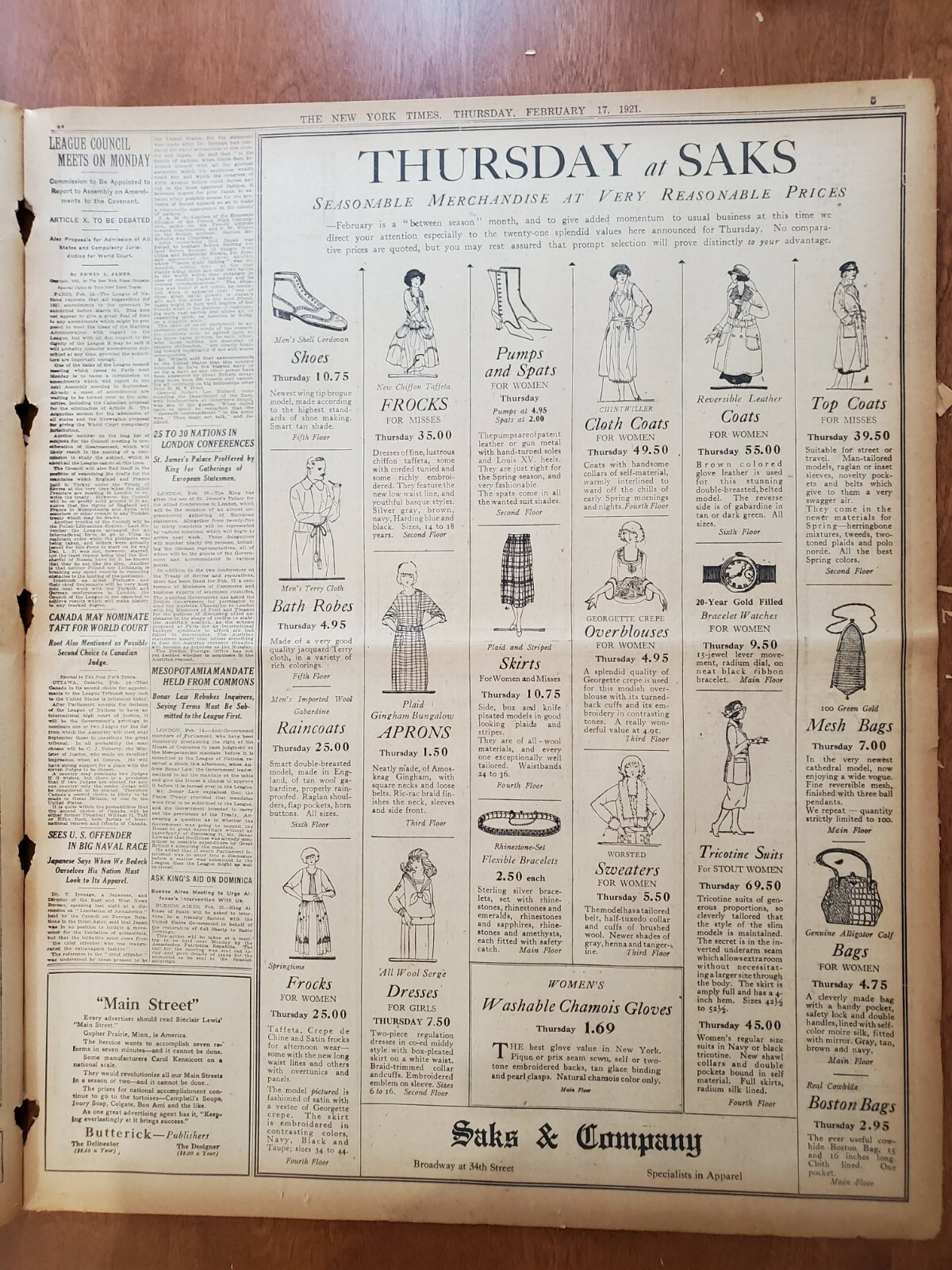 1921 FEBRUARY 17 NEW YORK TIMES - CARUSO IMPROVED; RELAPSE SEEMS REMOTE- NT 8126