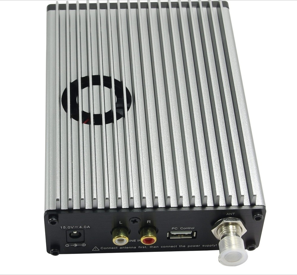 CZE-15B Wireless FM Transmitter Stereo Broadcast Radio with Power Adapter