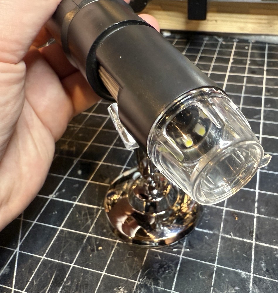 Digital Smart Plastic USB Microscope - Black