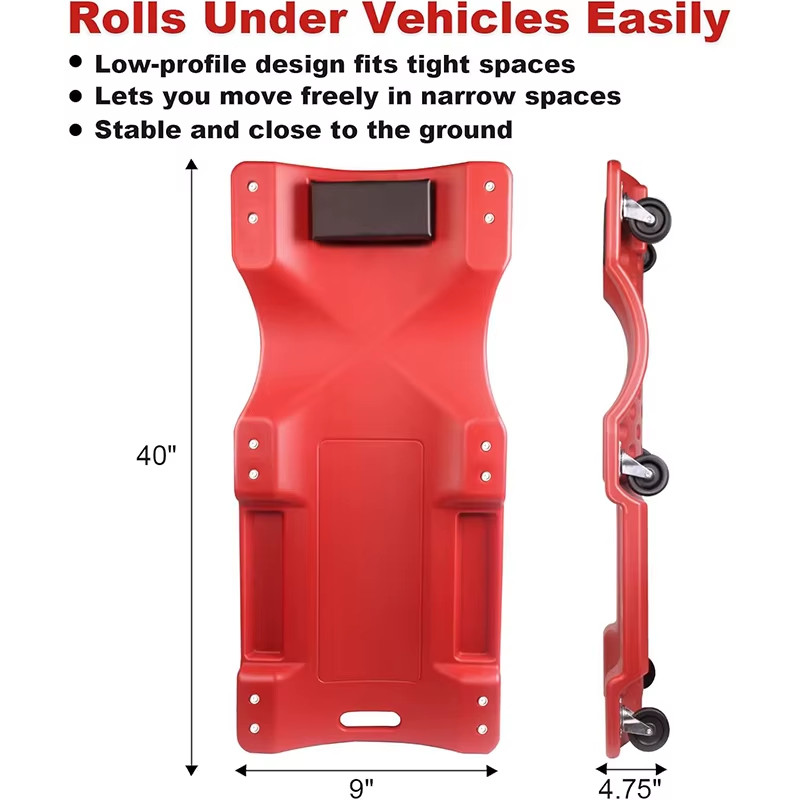 Mechanic Creeper - 40 Inch Rolling Garage Creeper