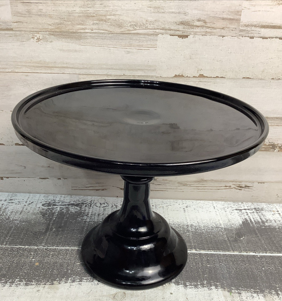 Mosser Black Raspberry Cake Stand 10"x8"