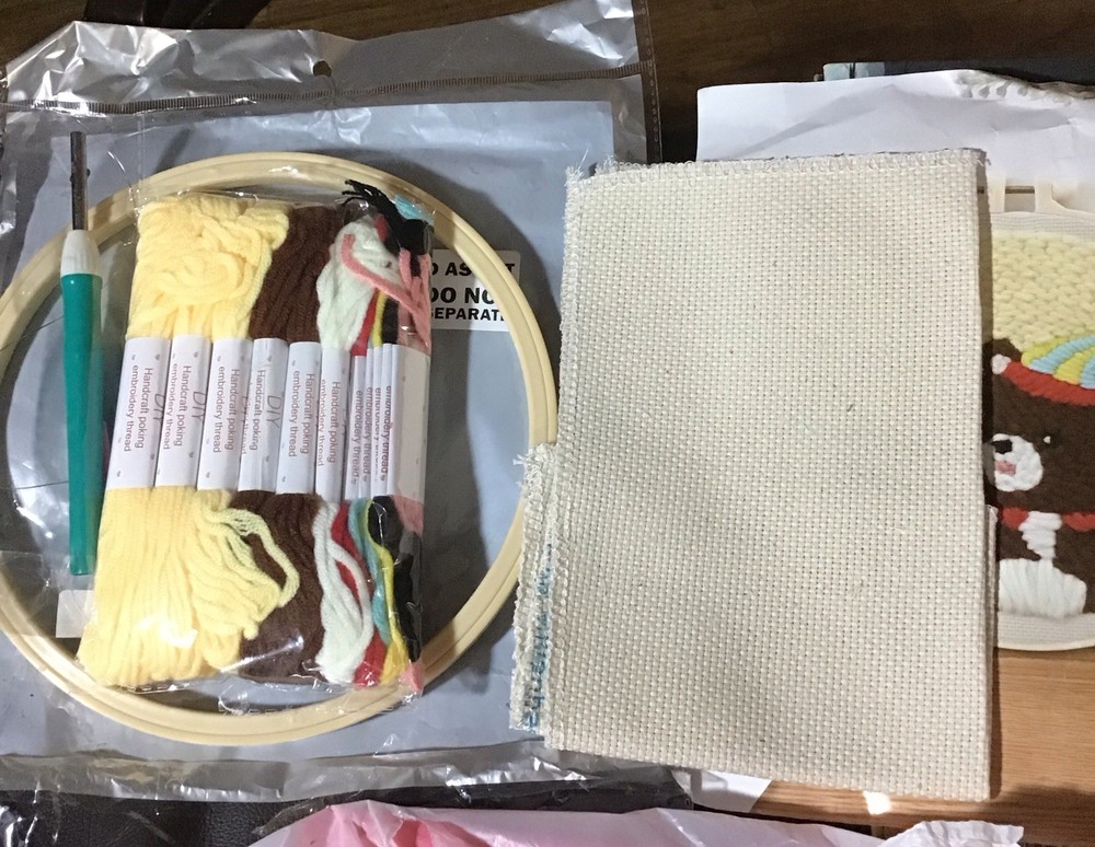 punch needle embroidery kit