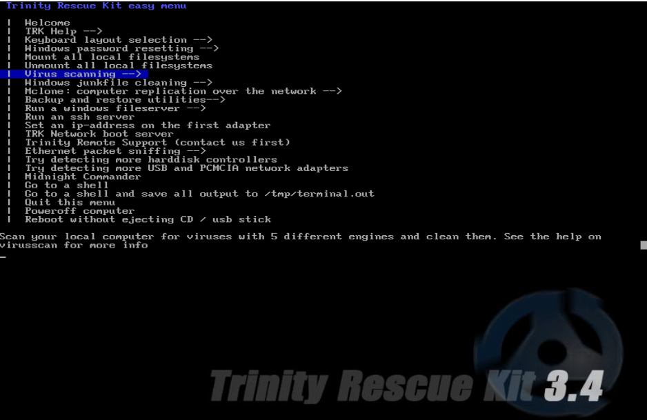 Trinity Rescue Kit Boot DVD 700+ Administration tools for Windows PC USA FAST