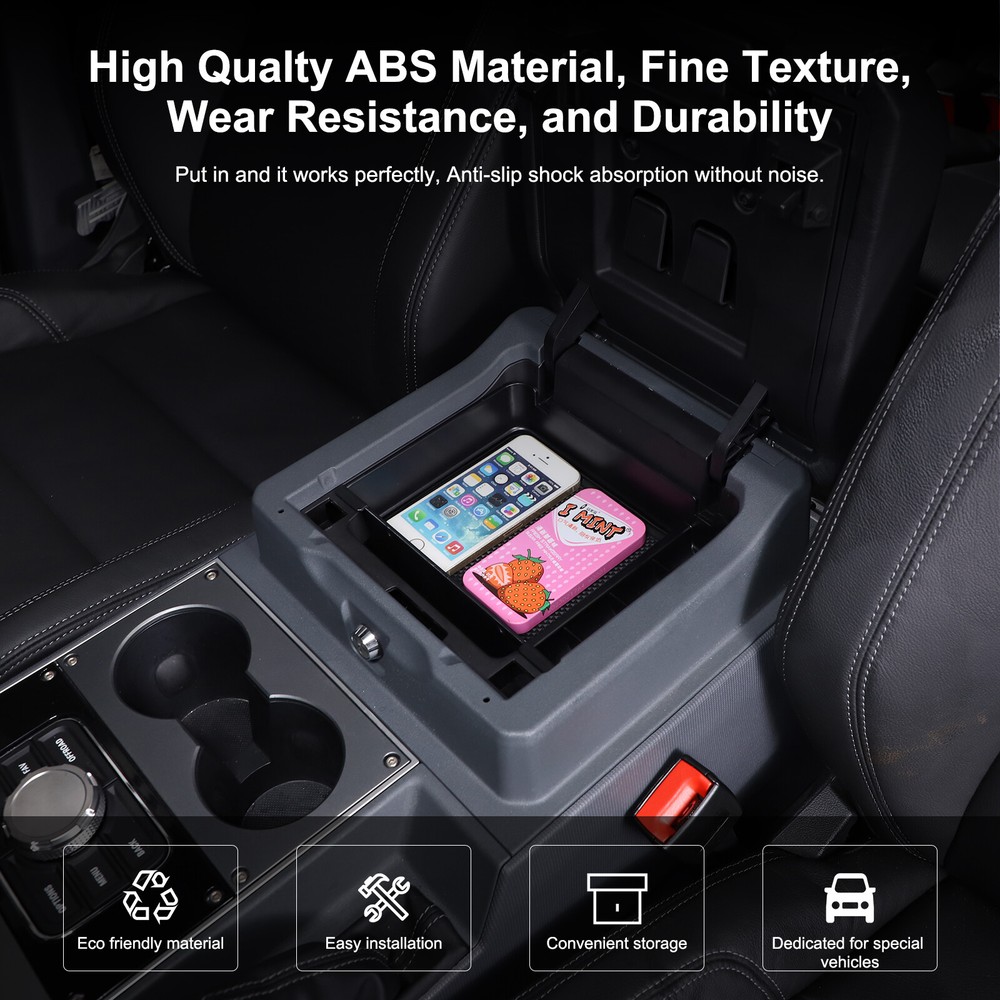 Center Console Storage Box Armrest Organizer Compartment for Ineos Grenadier 2020+