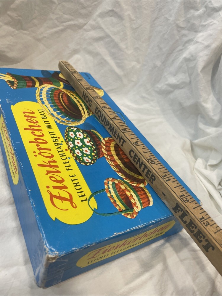 Vintage German Knit Work Basket Kit