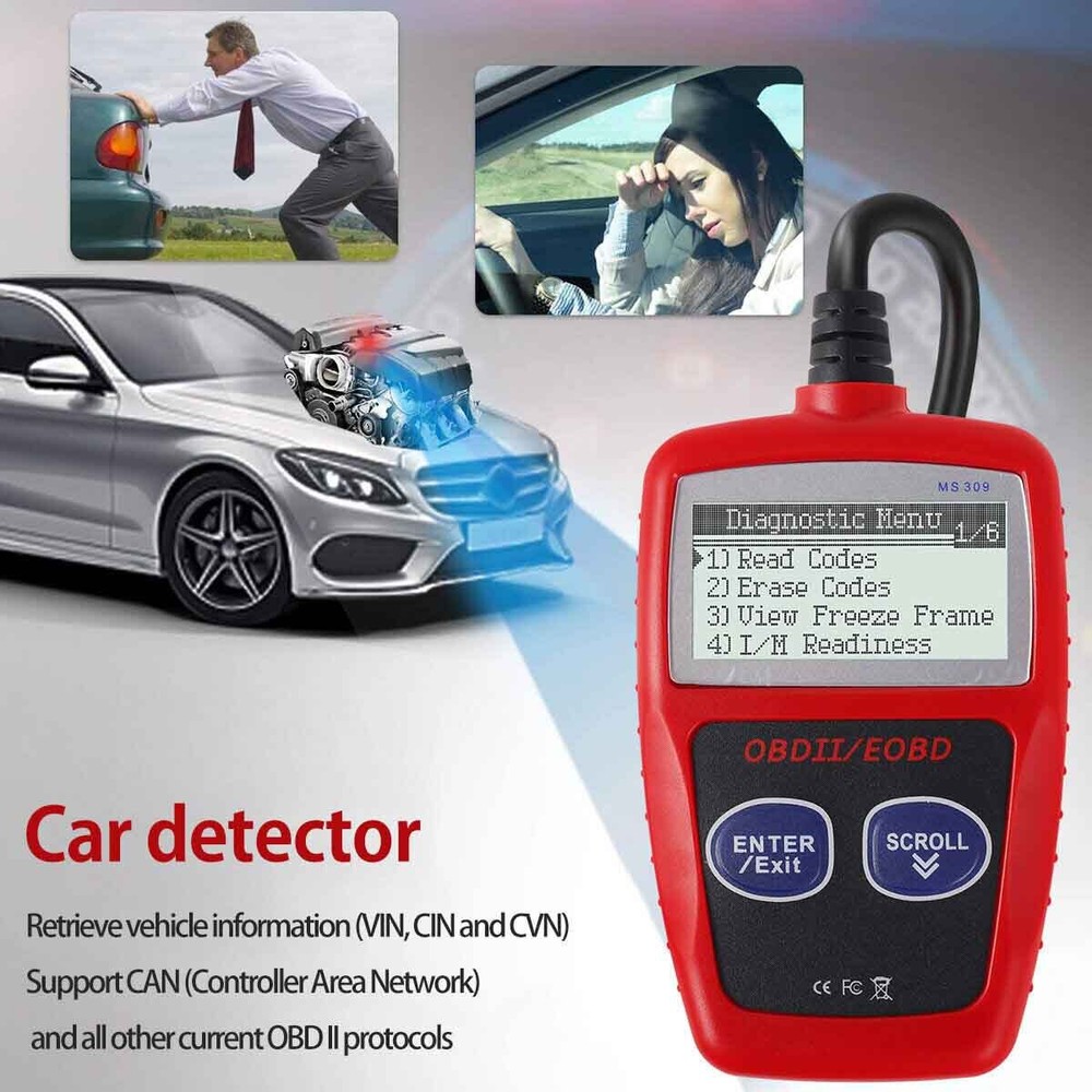 Autolink OBD2 CAN OBDII Auto Car Code Reader Diagnostic Scanner Tool