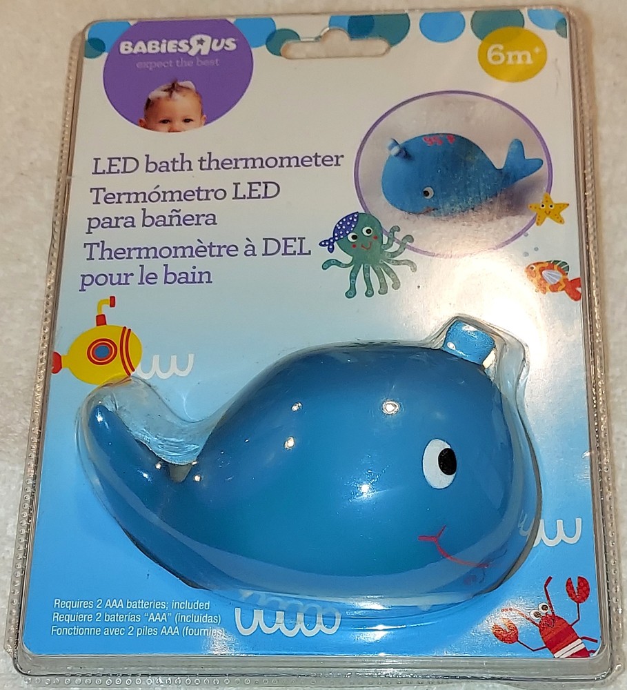 Babies R Us LED Whale Bath Thermometer