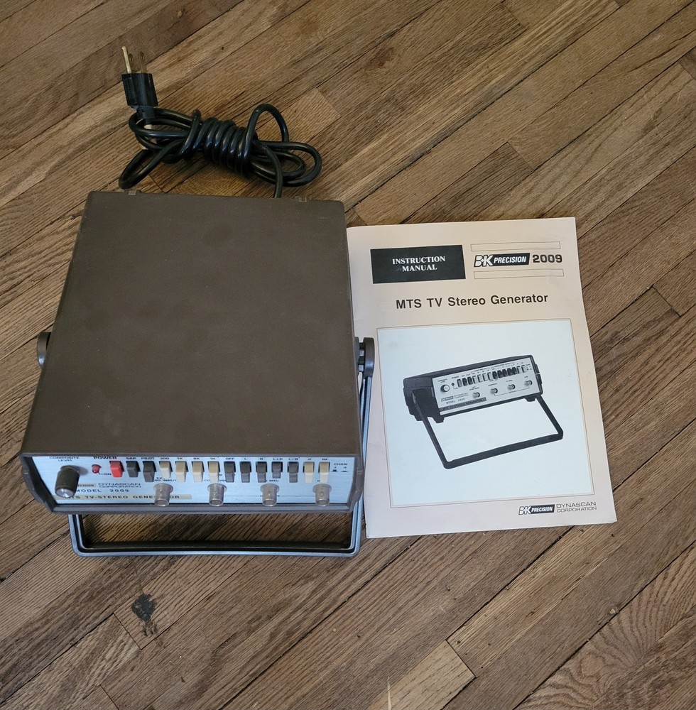 BK Precision DYNASCAN Model 2009 MTS TV-Stereo Generator, Powers On - Untested