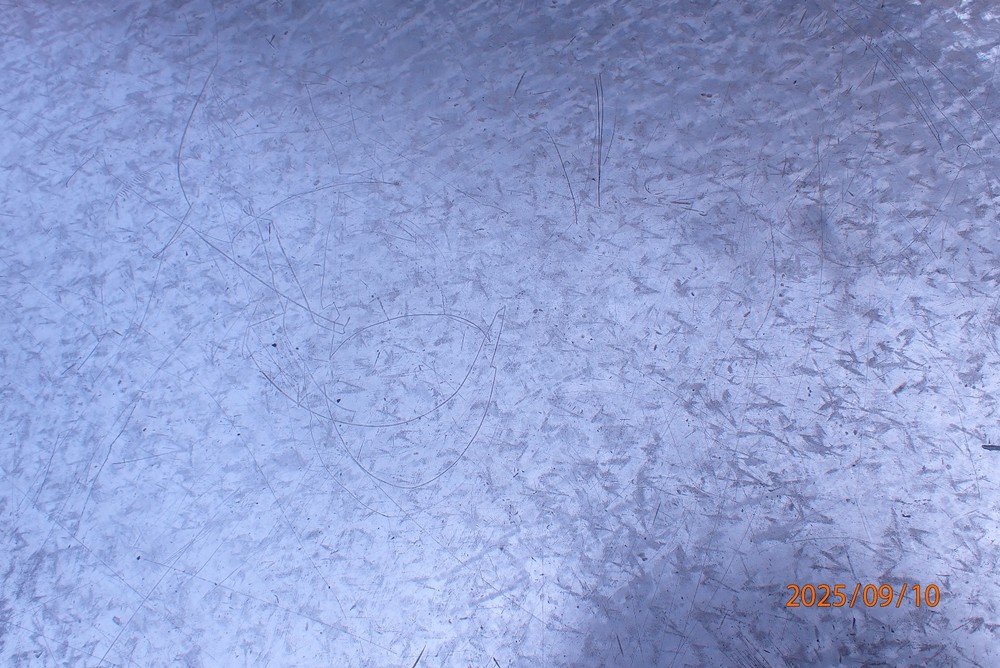 OLDER HEAVY IRON MACHINIST SURFACE PLATE SCRAPED WORK SURFACE