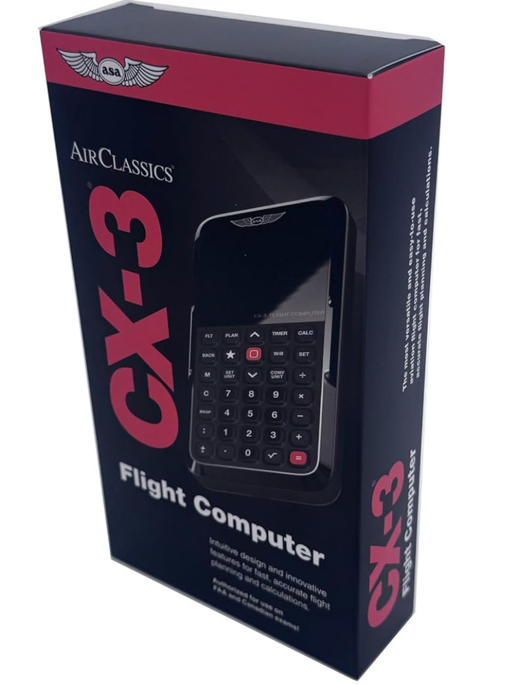ASA CX-3 Flight Computer – Advanced Electronic E6B for Accurate Flight Planning