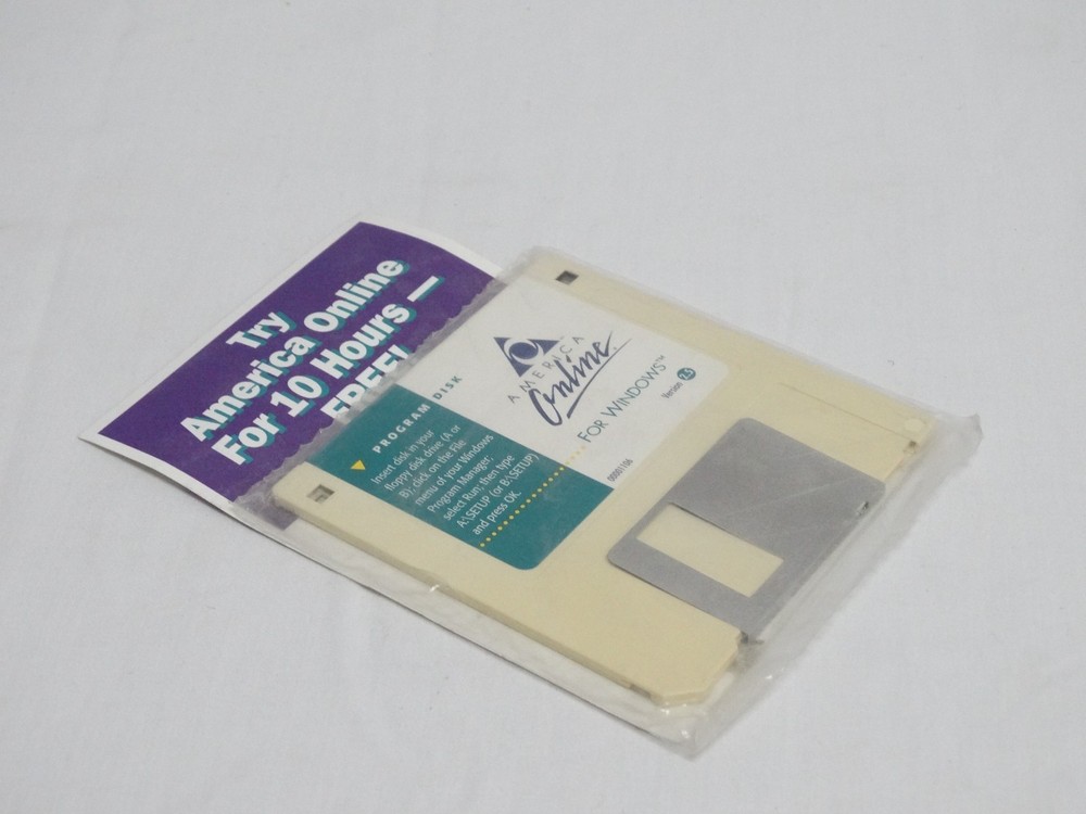 AOL America Online For Windows Version 2.5 Sealed 3.5” Floppy Disk