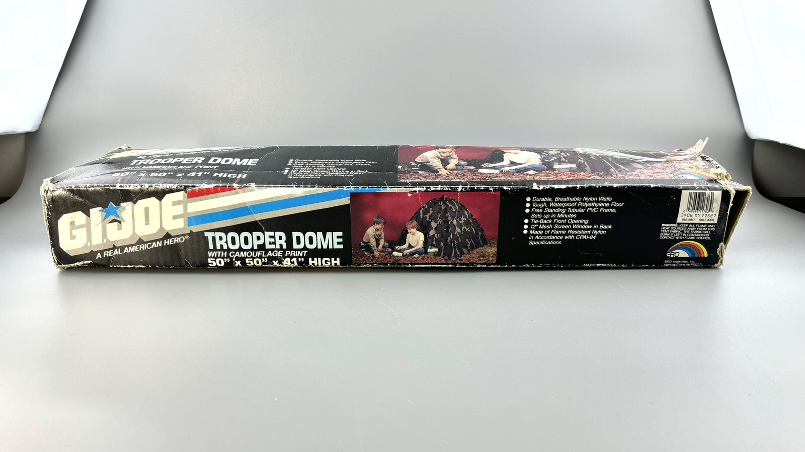 1986 ERO Hasbro G.I. Joe “Trooper Dome” Camo Play Tent - Incomplete! Read Descri