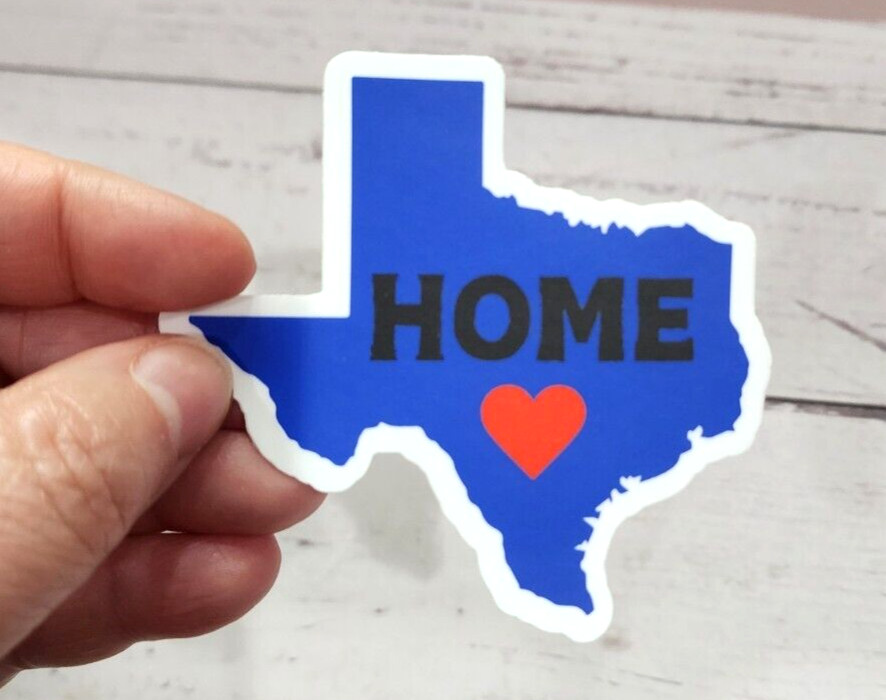 TEXAS "HOME" STICKER