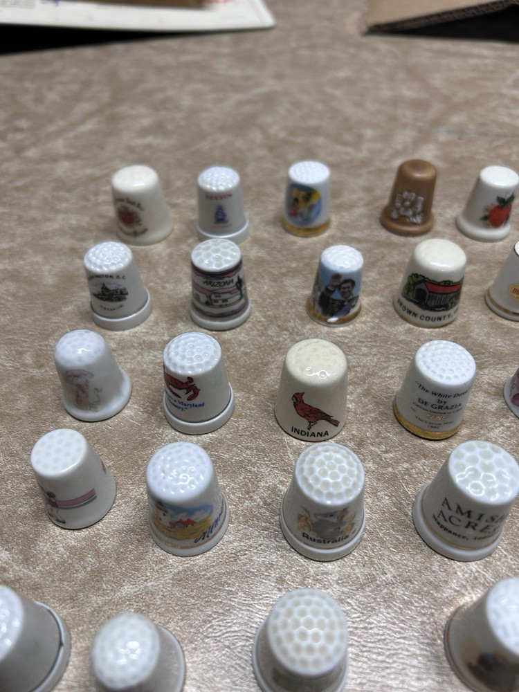 180 Vintage Thimbles Lot