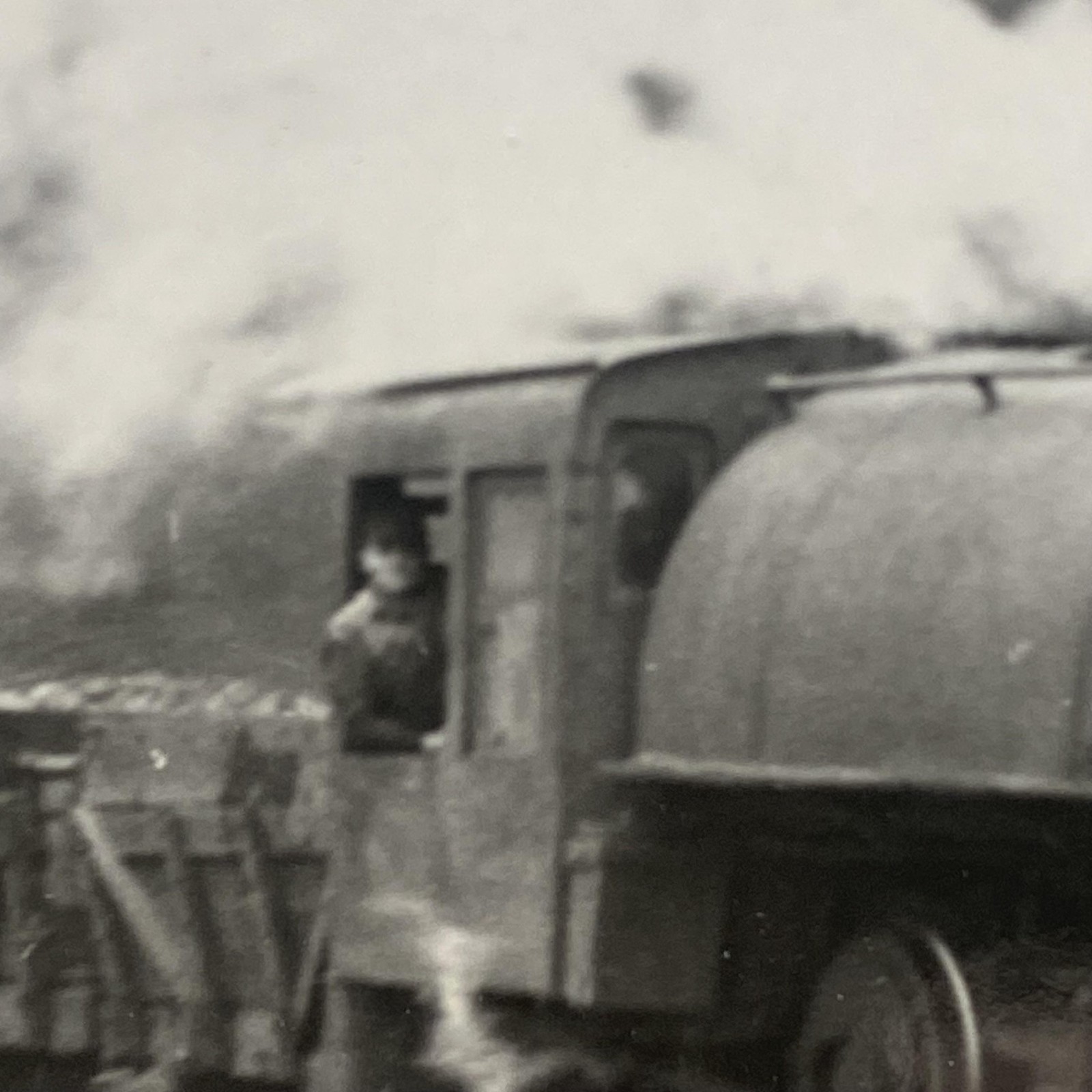 Vintage Pennsylvania Lackawanna & Reading Train Photo 4x5 B&W Gelatin Original