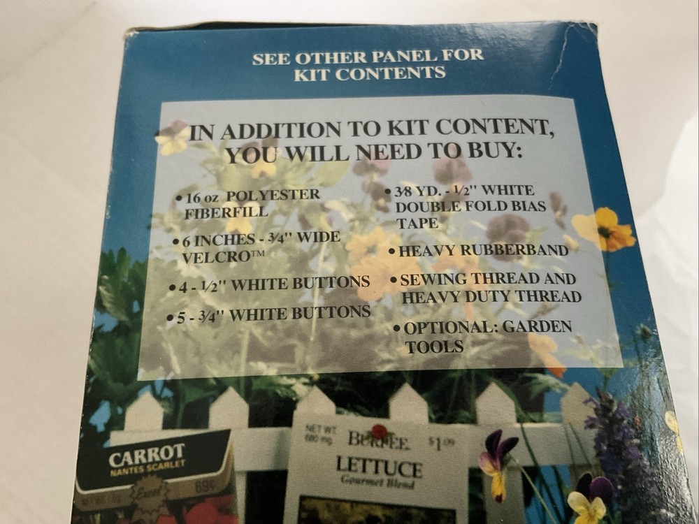 Daisy Kingdom MacGregor O’Hare Rabbit Doll Kit, Box Open