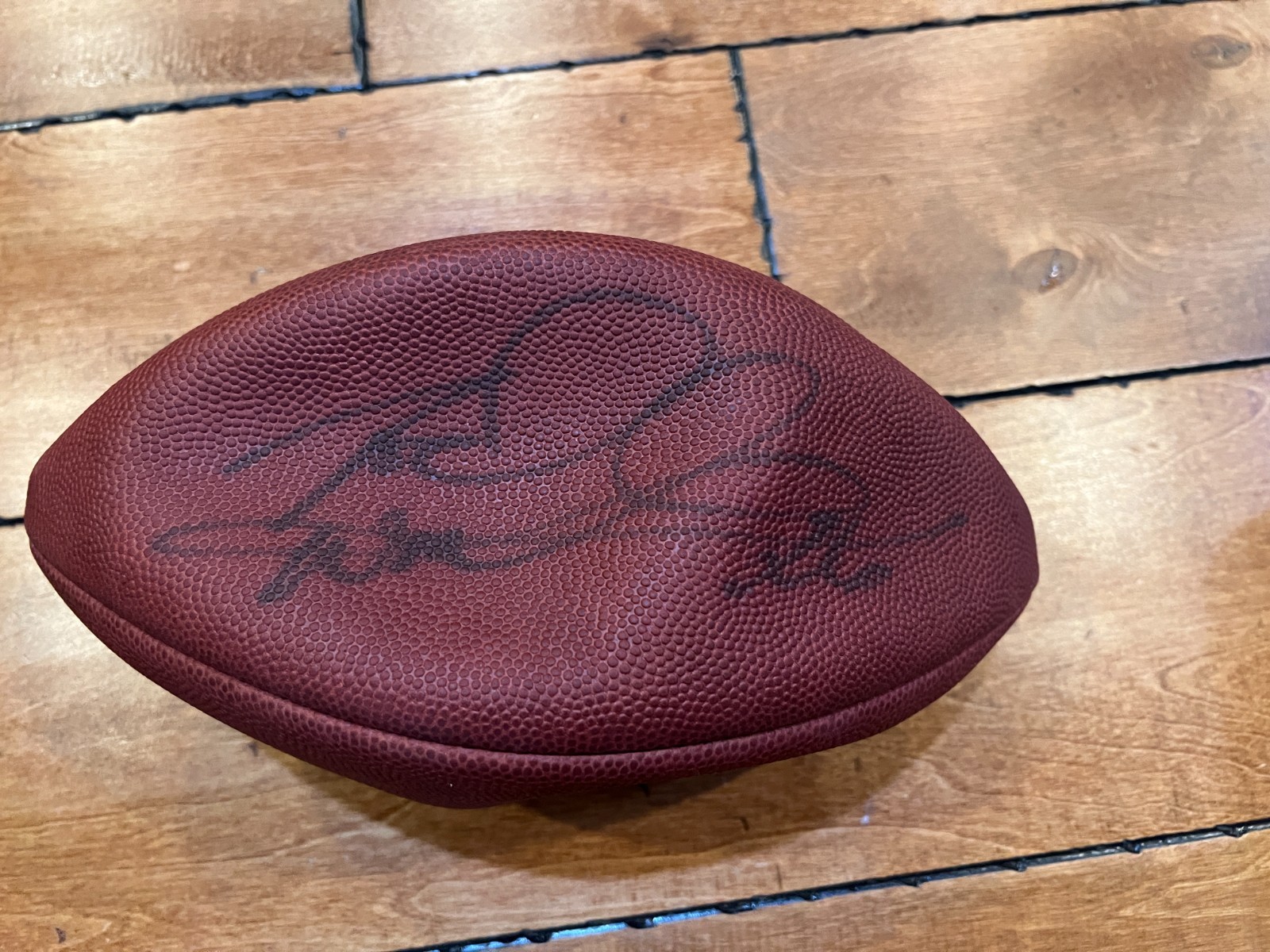 Rod Woodson Steelers Signed Autographed 2000 Wilson GAME USED NFL Pro Football