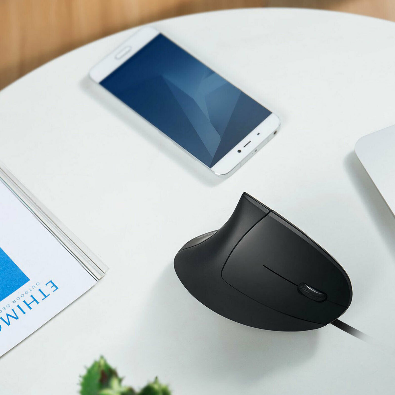 Ergonomic Optical Vertical Mouse Mice USB Wired LED Mice 2400 DPI For Laptop PC