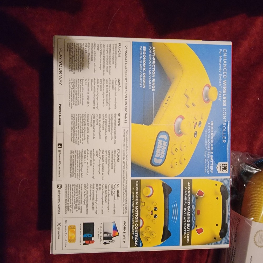 Fortnite Nintendo Switch Peely Bundle Case Controller Headphone Sealed w/ Codes