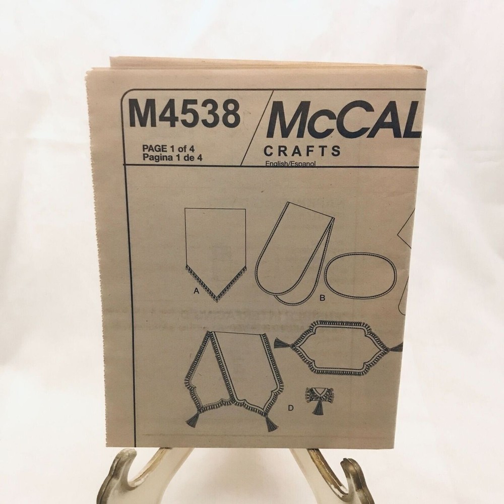 #M4538 McCalls placemats sewing pattern