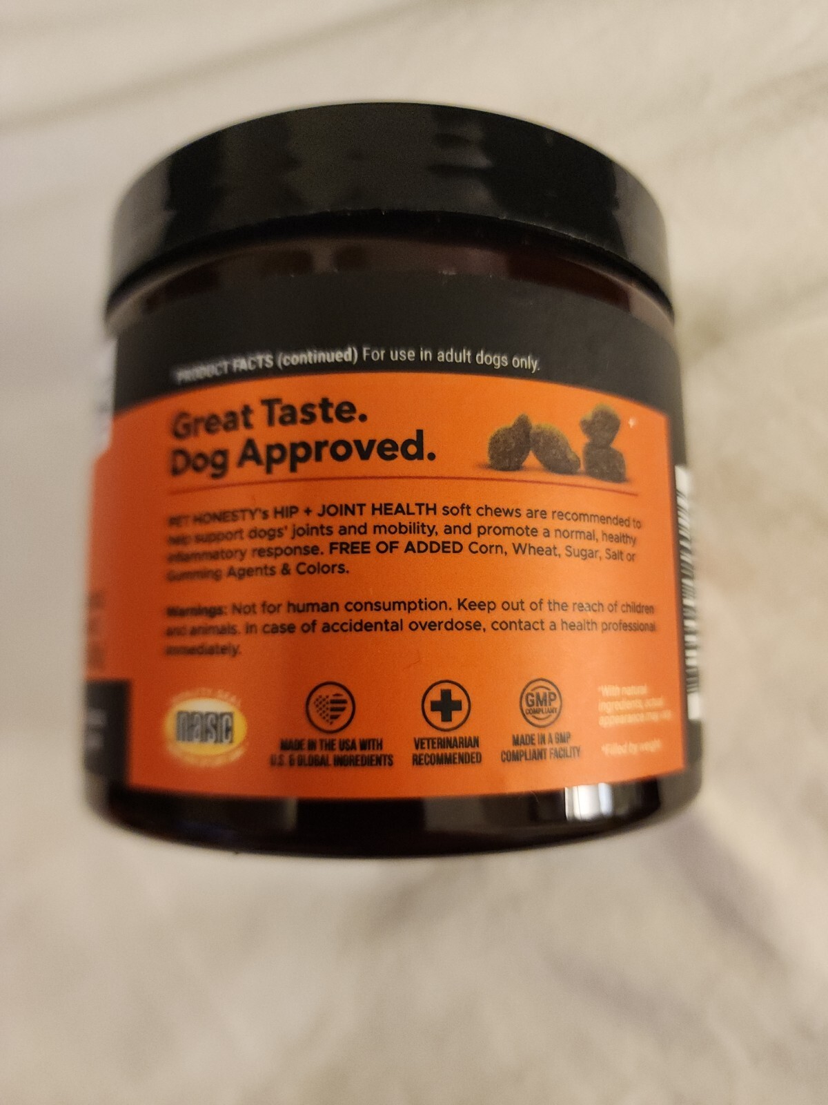 Pet Honesty Hip & Joint Dog Supplement Soft Chews - 90 Count ex2025