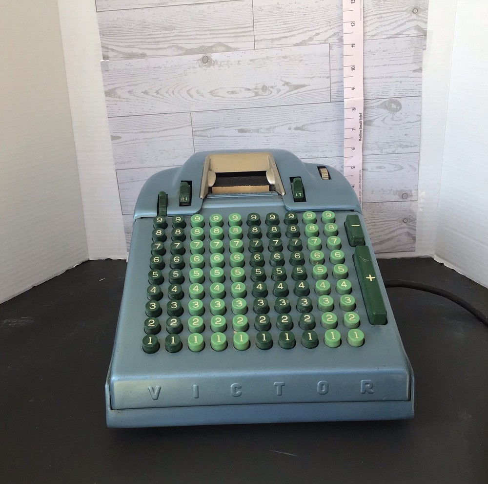 Vintage Mechanical Calculator Adding Machine Retro Office Decor
