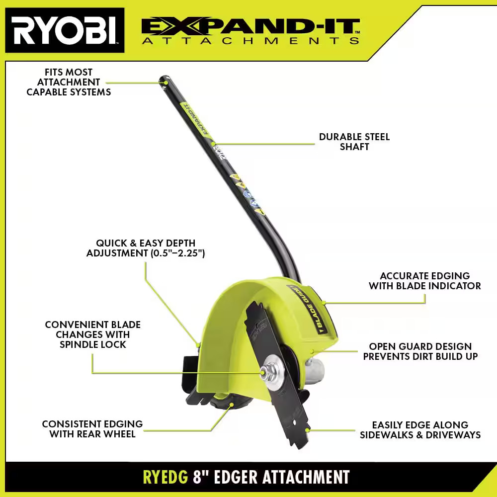 40V 15 In. Expand-It Cordless Battery Attachment Capable String Trimmer & Edger