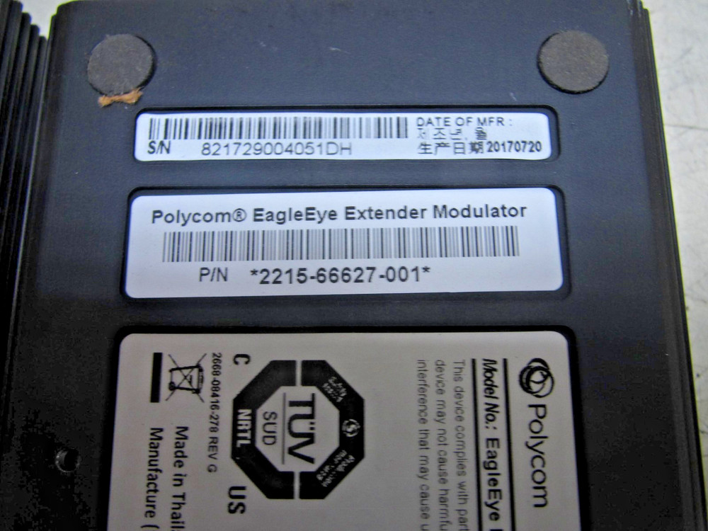 Polycom EagleEye Digital Extender Modulator & Demodulator W/ Power Supply