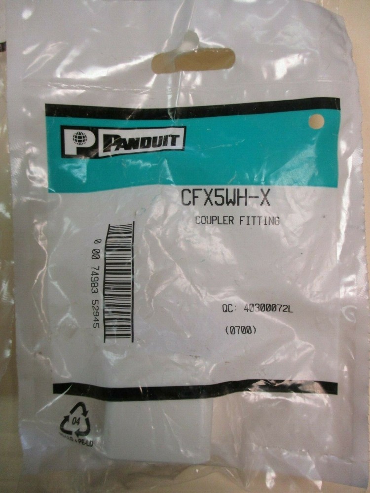 Panduit CFX5WH-X Coupler Fitting
