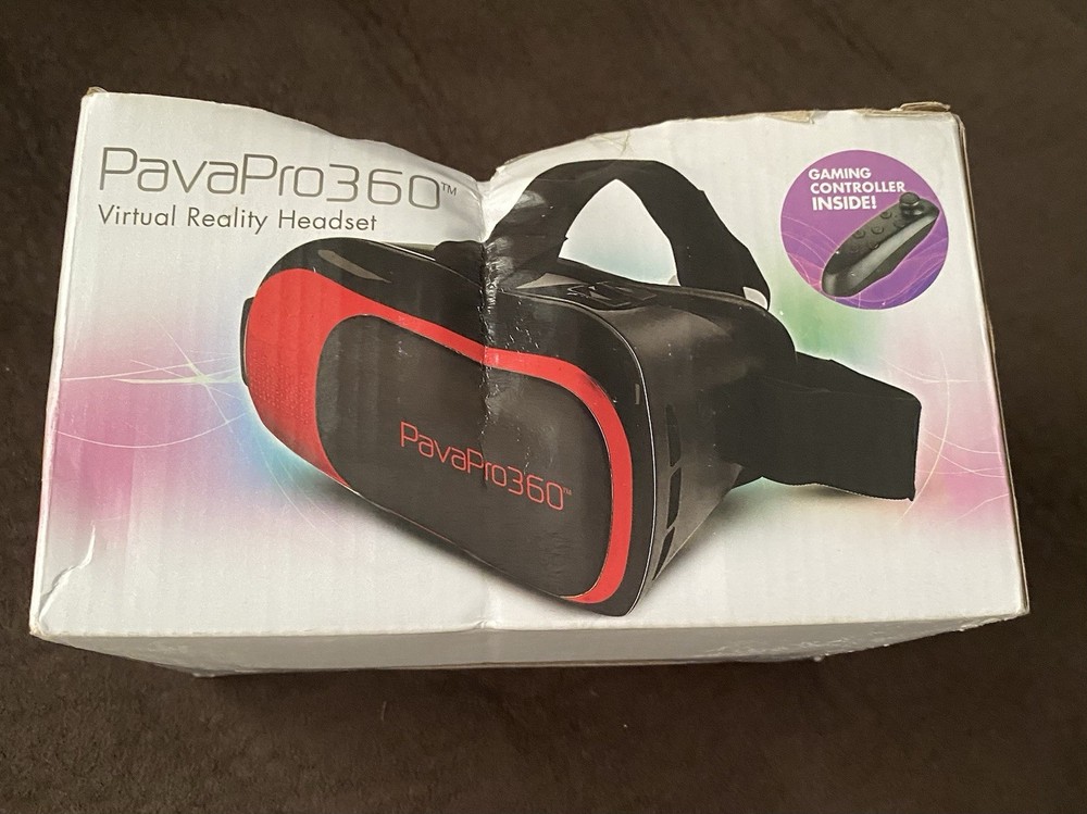PavaPro360 Virtual Reality Headset with Gaming Controller VR Headset