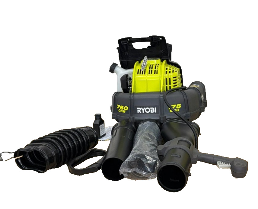 RYOBI 175 MPH 760 CFM 38cc Gas Backpack Leaf Blower