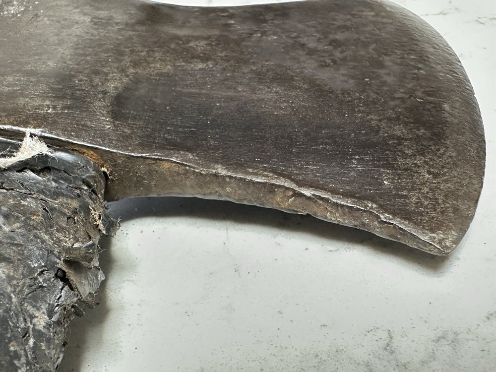 BBB Bingham’s Best Brand Double Bit Axe Phantom Pattern Hand Made 8.75” Vintage