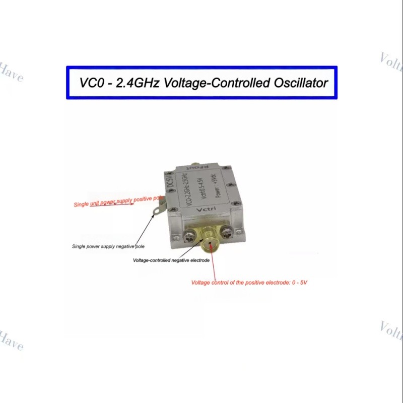 Voltage Controlled Oscillator Cavity Version 15dbm Output RF Module VCO-2.4GHz