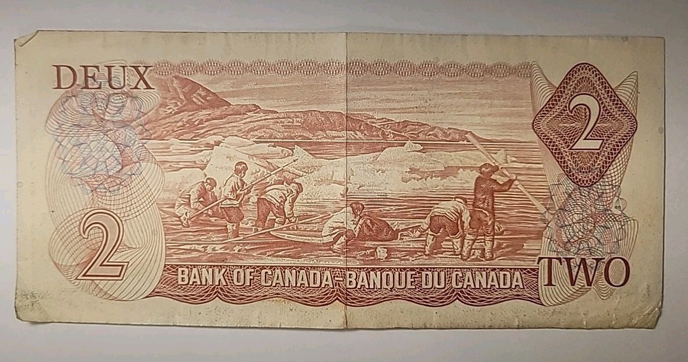 1974 CANADA 2 DOLLAR BILL / NOTE
