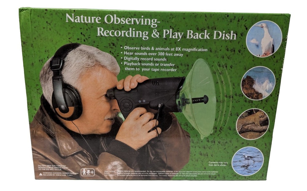 Nature Observing Listening Recording Electronic Device