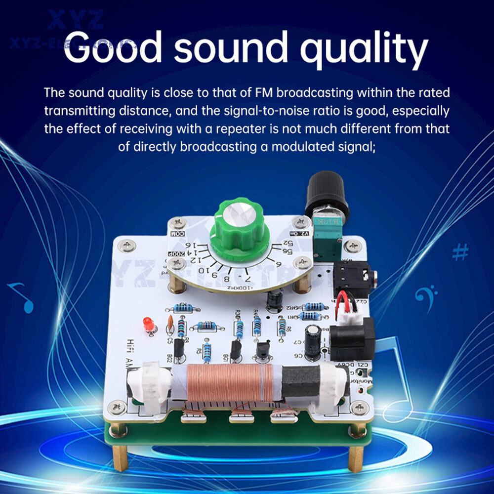 525~1605kHz Medium Wave AM Radio Transmitter DIY Circuit Board Radio Module 6V