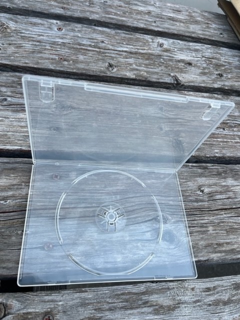 200 SUPER CLEAR 7MM SLIM SINGLE DVD CASE, PSD17-PP-S7