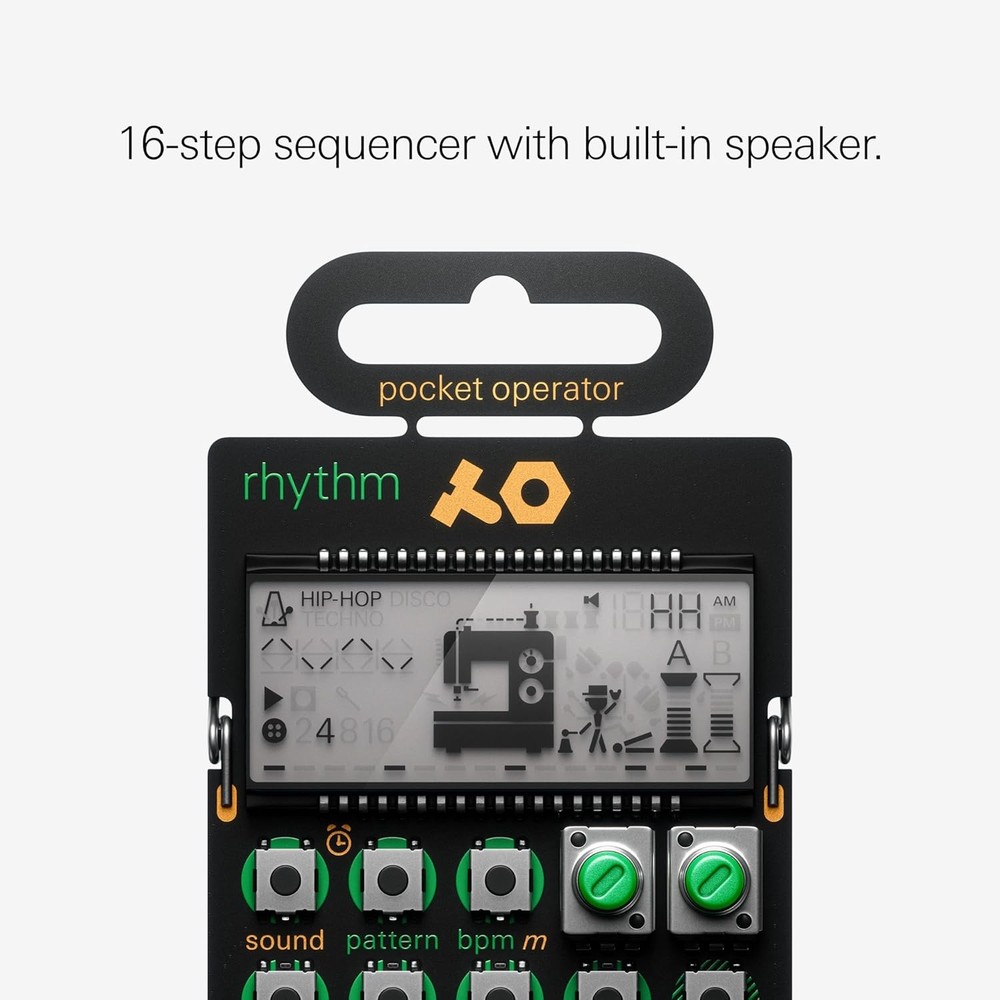 pocket operator PO-12 rhythm, drum machine and sequencer ...