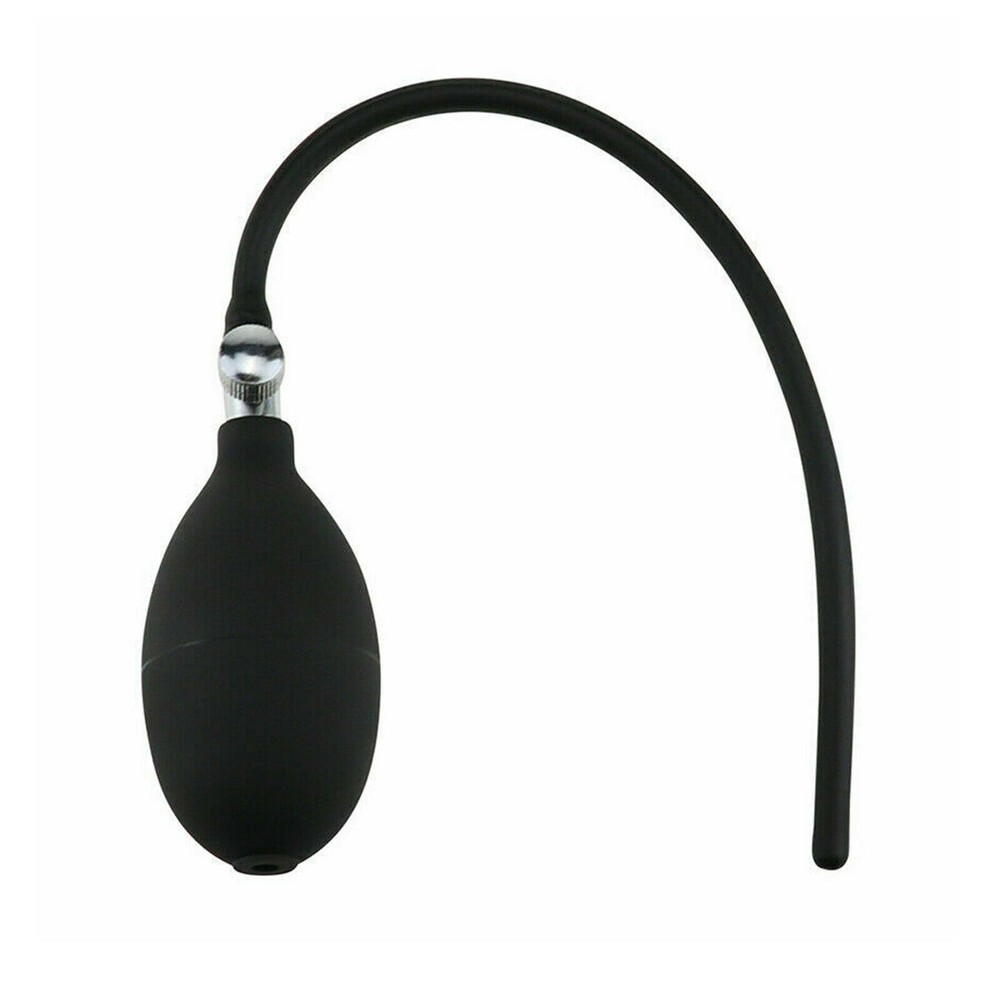 Men Silicone Inflatable insert Plug ring Stretcher Sounding Stretcher with Pump