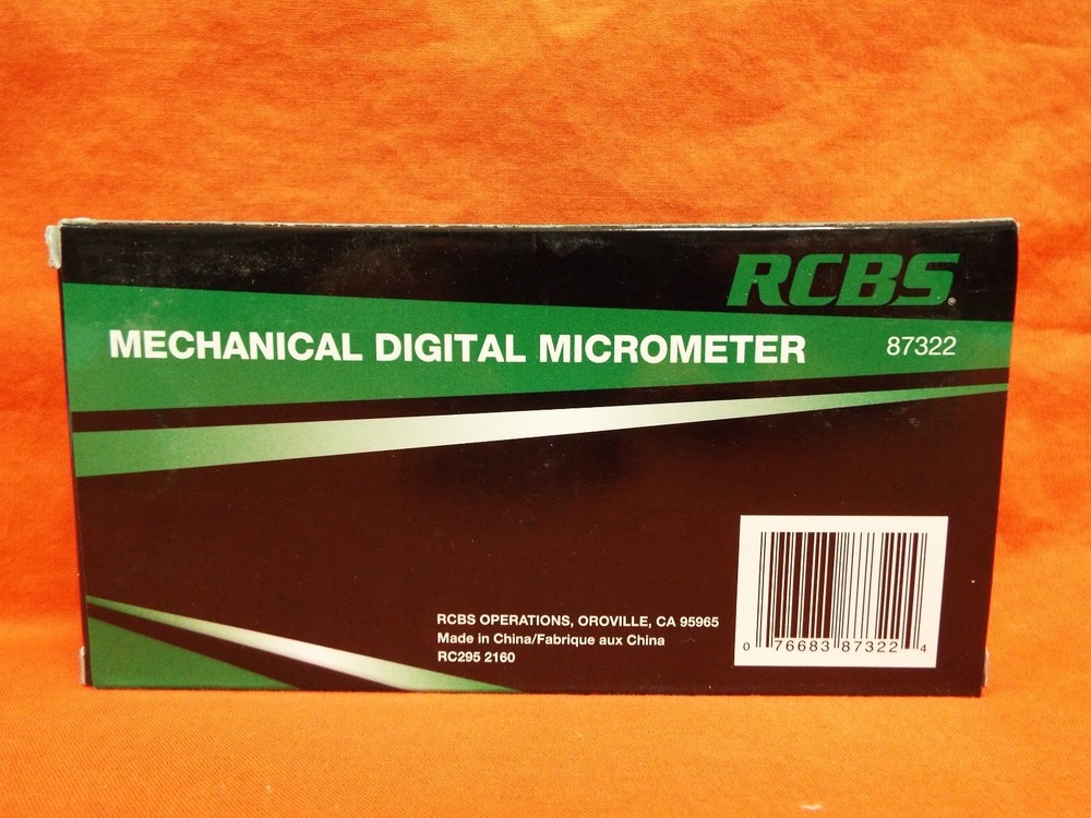 RCBS Mechanical Digital Micrometer #87322