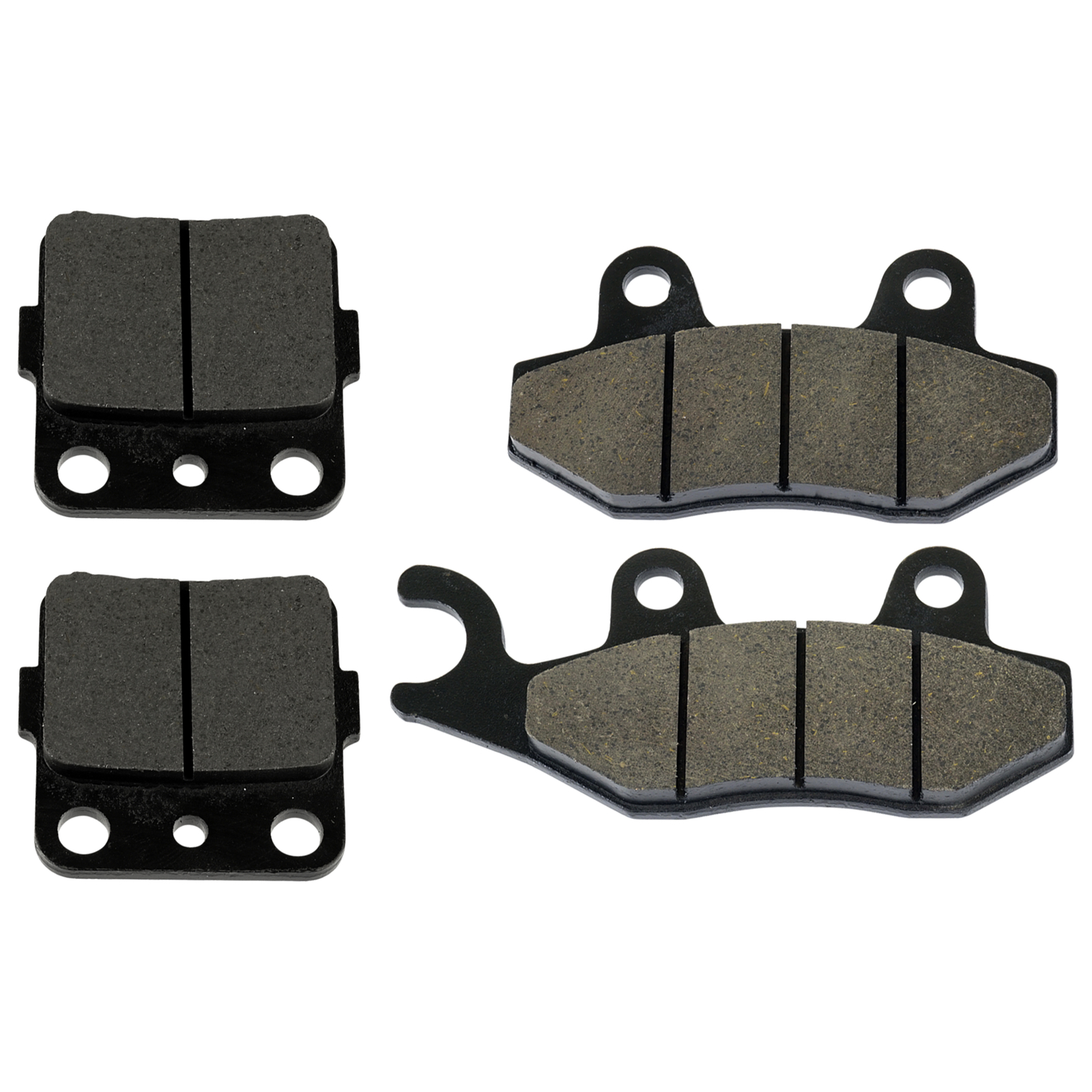 Caltric Front and Rear Brake Pads for Kawasaki KLX140 KLX140L 2008-2020