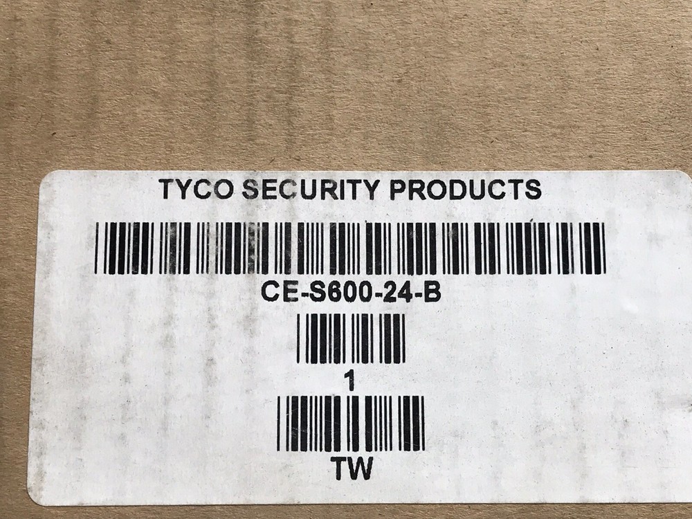 TYCO Security Products Ce-s600-24-b. (655)